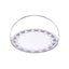 DIMLAJ SUROOR GLASS BASKET PLATINUM - 46624