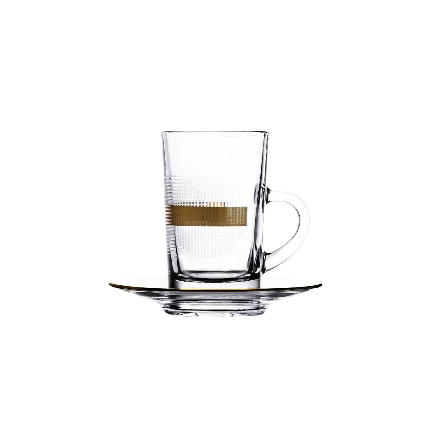 DIMLAJ LUNA GOLD 12PC TEA CUP AND SAUCER SET - 23845