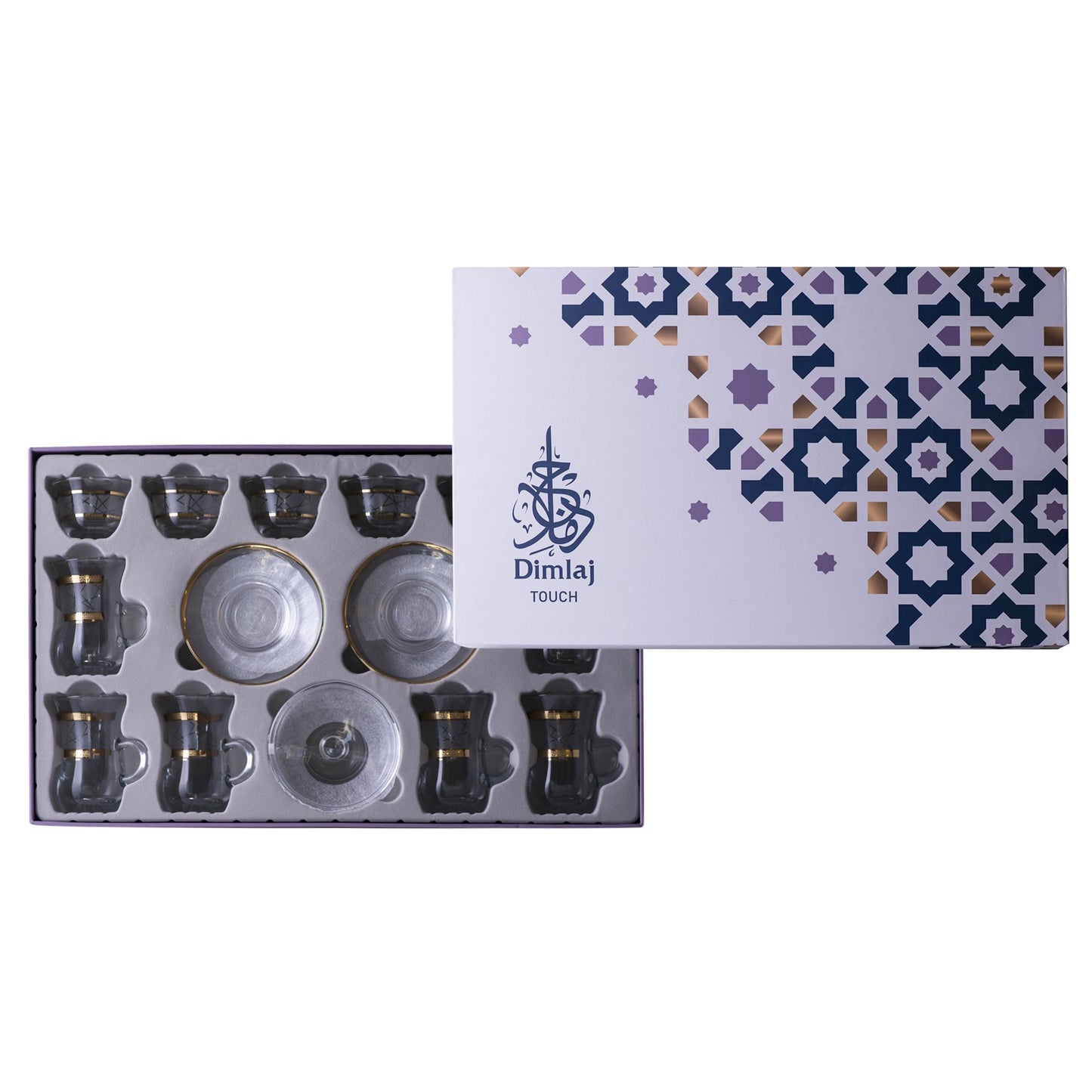 DIMLAJ ELENA GOLD 20PC TEA AND COFFEE SET - 23837