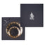 DIMLAJ SUROOR GLASS 2 TIER PLATE GOLD - 46992