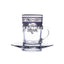 DIMLAJ SUROOR 12PC TEA CUP AND SAUCER PLATUNUM - 46997
