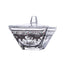 DIMLAJ SUROOR GLASS SUGAR BOWL PLATINUM - 47003