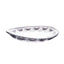 DIMLAJ SUROOR 6PC GLASS PLATE PLATINUM - 47007