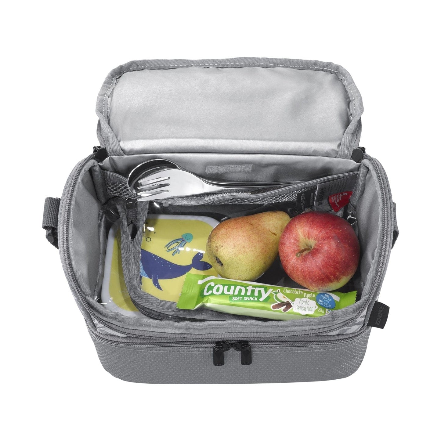 Wenger Back To School Lunch Box Grey School - 653115