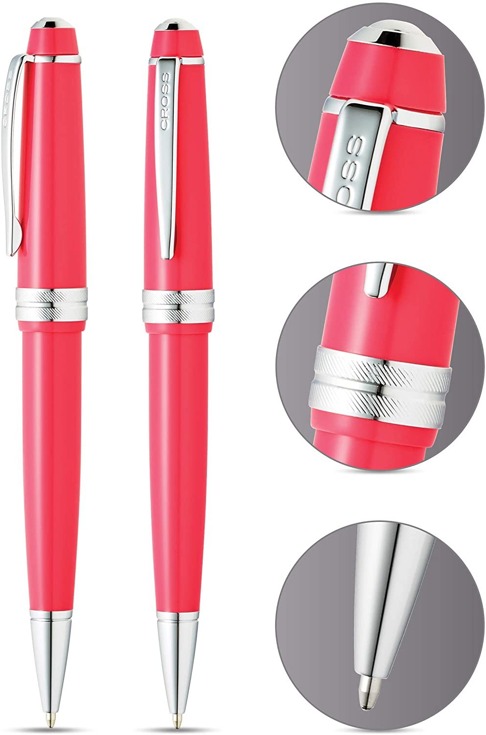 Cross Bailey Light Polished Coral Resin Rollerball Pen