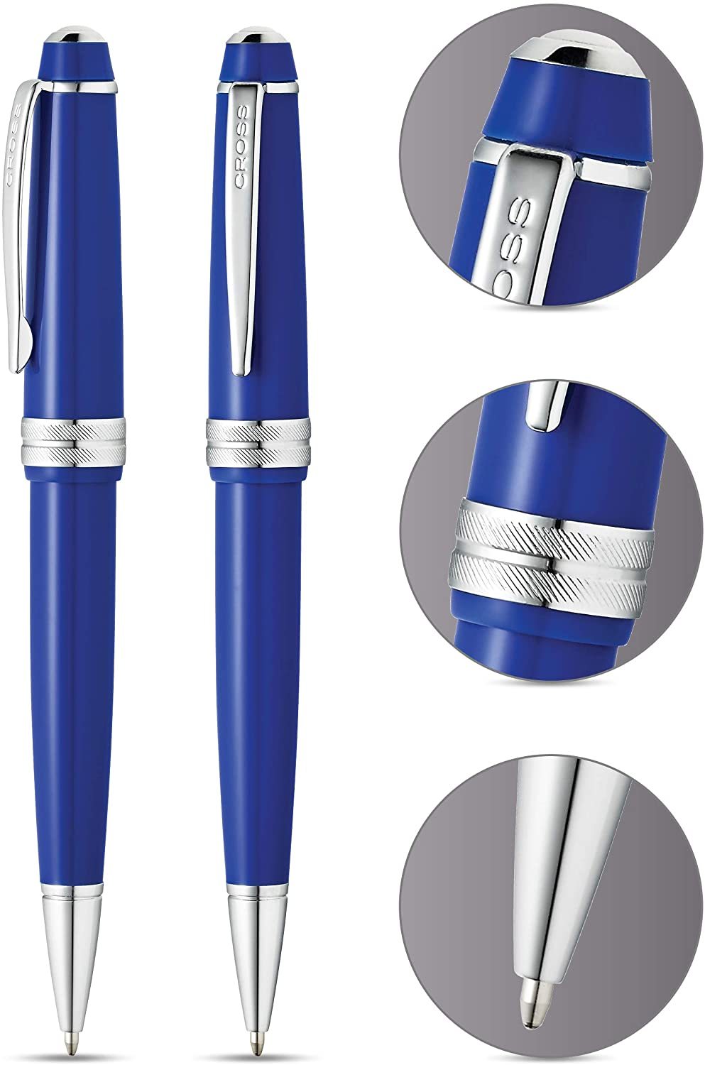 Cross Bailey Light Polished Blue Resin Ballpoint Pen