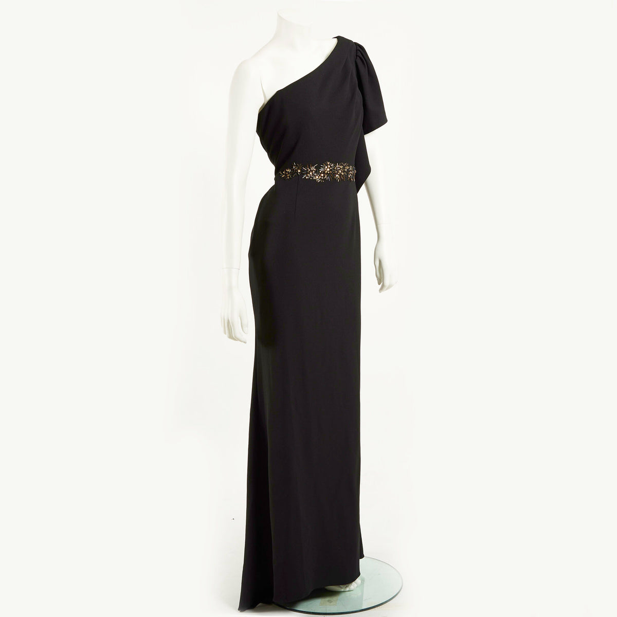 KNIT CREPE LONG DRESS