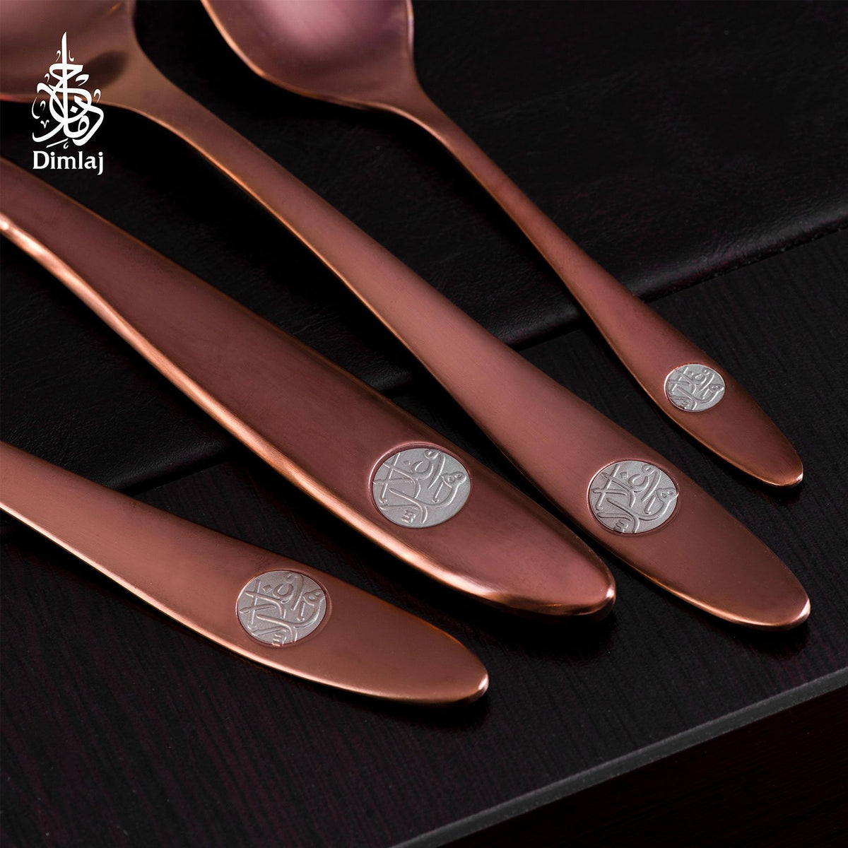KAREEM COPPER 24PC CUTLERY SET - 23418