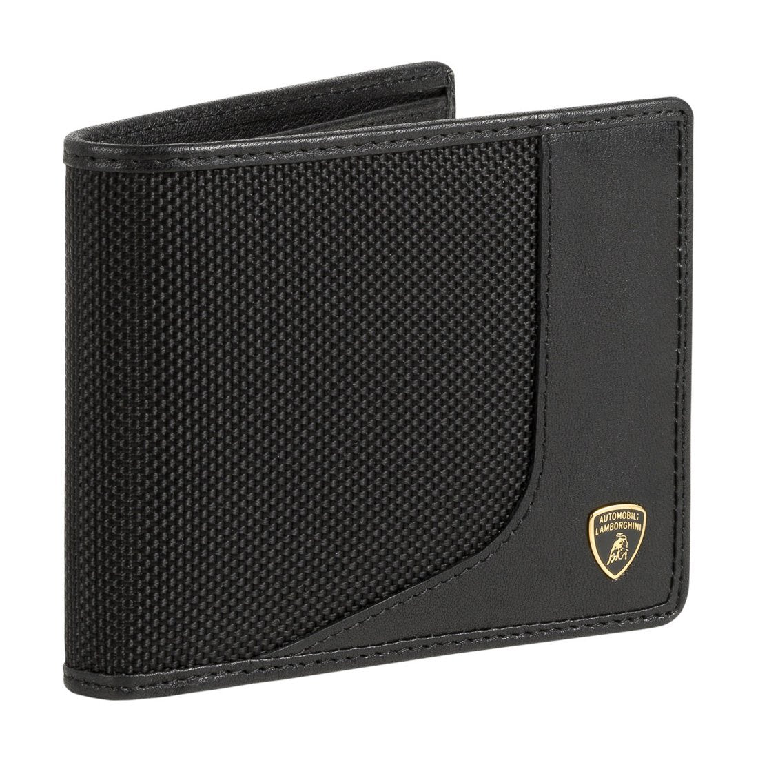 LAMBORGHINI MAN WALLET WIRED 9013483 BLACK - Jashanmal Home