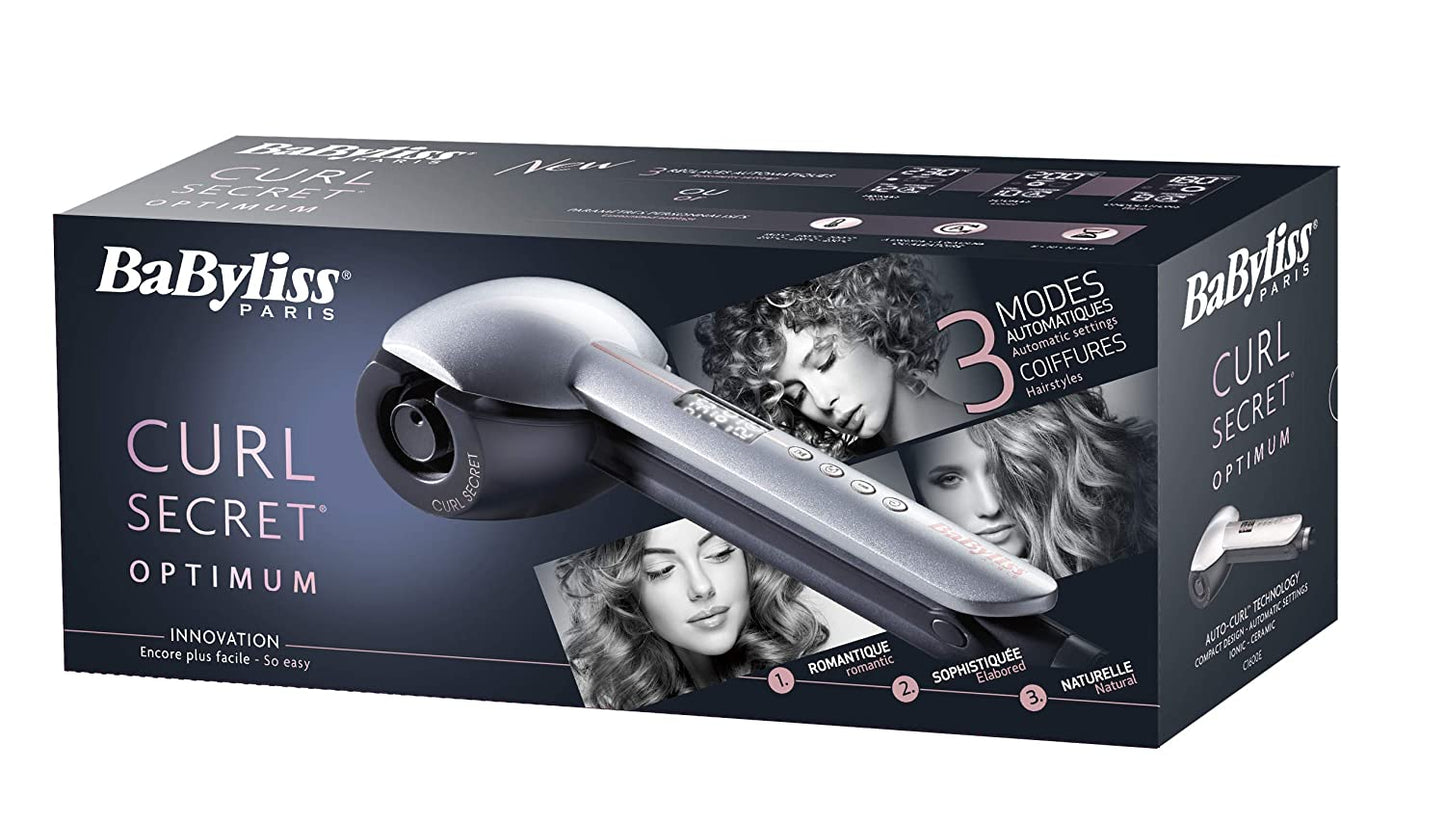 BaByliss Paris Auto Curl Secret Optimum Ionic Ceramic Hair Curling Tong C1600SDE - Jashanmal Home