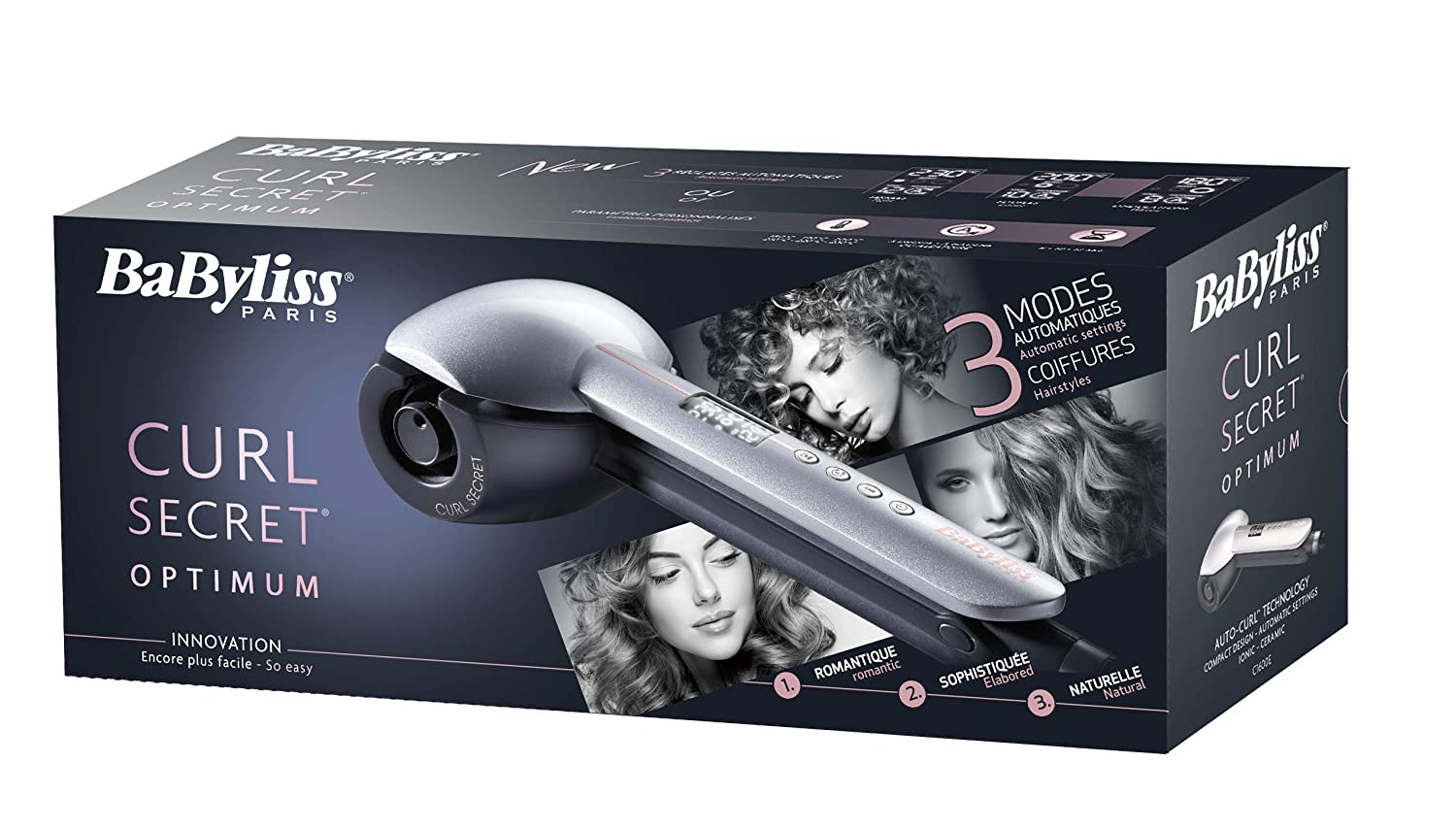 BaByliss Paris Auto Curl Secret Optimum Ionic Ceramic Hair Curling Tong C1600SDE - Jashanmal Home