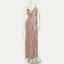 STRIPE SEQUIN GOWN