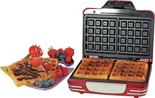 ARIETE PARTY TIME WAFFLE MAKER, RED 0187