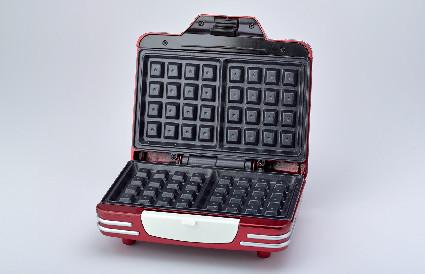 ARIETE PARTY TIME WAFFLE MAKER, RED 0187