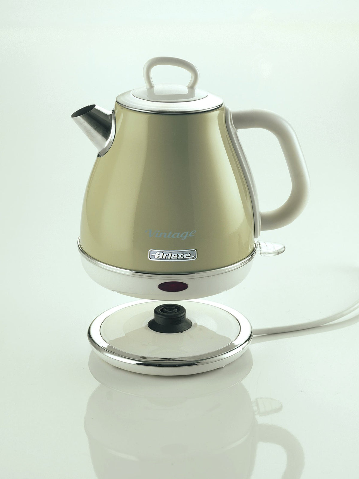 ARIETE VINTAGE KETTLE 1L CREAM/BEIGE, 2868-BG