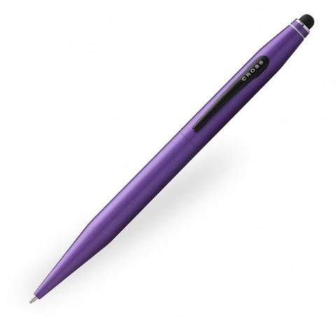 CROSS TECH2 METALLIC PURPLE DUAL-FUNCTION BALLPOINT PEN AND STYLUS PREMIUM BOX AT0652-7