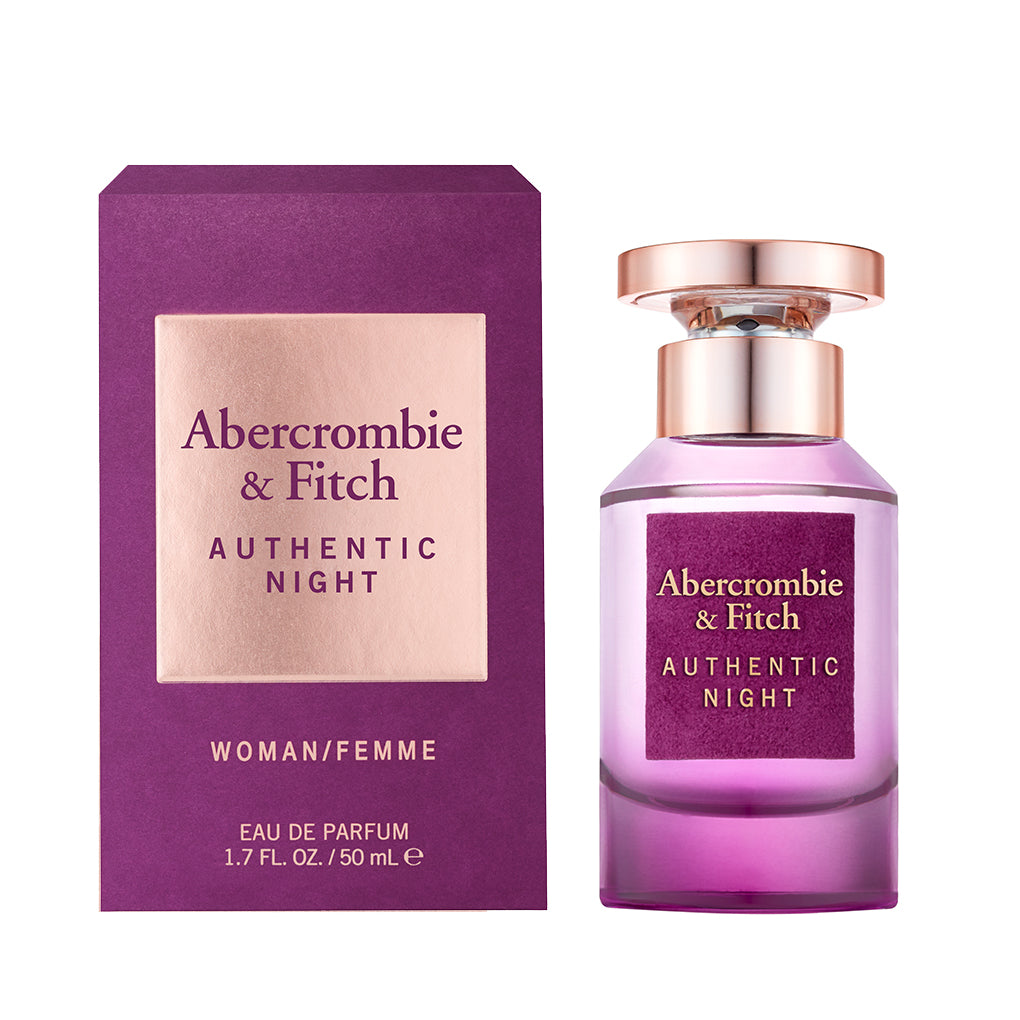 ABERCROMBIE & FITCH-AUTHENTIC NIGHT FOR WOMEN EAU DE PARFUM 50ML NATURAL SPRAY