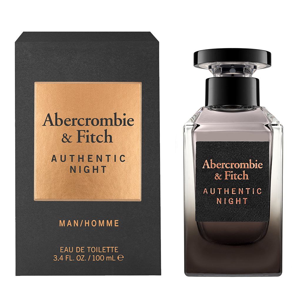 ABERCROMBIE & FITCH-AUTHENTIC NIGHT FOR MEN EAU DE TOILETTE 100ML NATURAL SPRAY