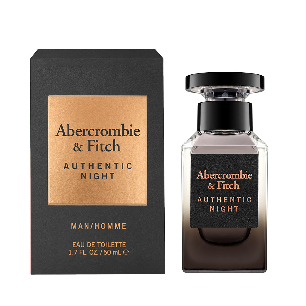 ABERCROMBIE & FITCH-AUTHENTIC NIGHT FOR MEN EAU DE TOILETTE 50ML NATURAL SPRAY