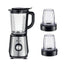 Kenwood 1.5l Glass Blender With Mill 1000w Black/Silver, BLM45.720SS