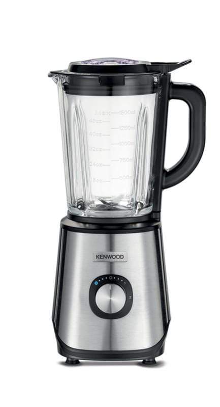 Kenwood 1.5l Glass Blender With Mill 1000w Black/Silver, BLM45.720SS