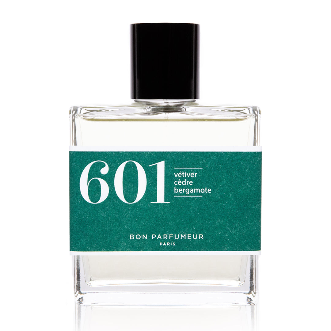 Bon Parfumeur: LES CLASSIQUES - 601 VETIVER, CEDAR, BERGAMOT FOR MEN AND WOMEN EAU DE PARFUM  100ml NATURAL SPRAY