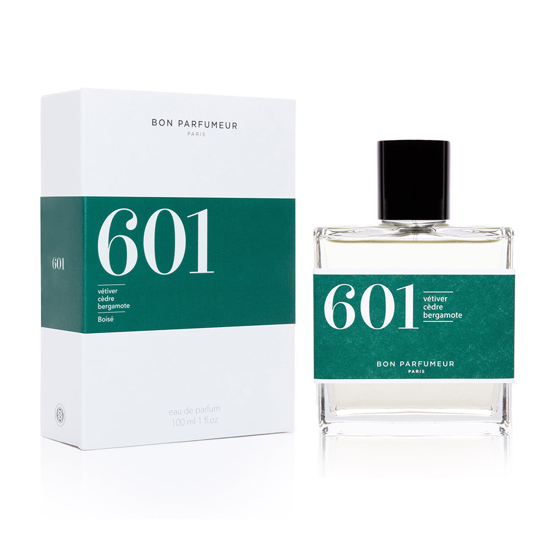 Bon Parfumeur: LES CLASSIQUES - 601 VETIVER, CEDAR, BERGAMOT FOR MEN AND WOMEN EAU DE PARFUM  100ml NATURAL SPRAY