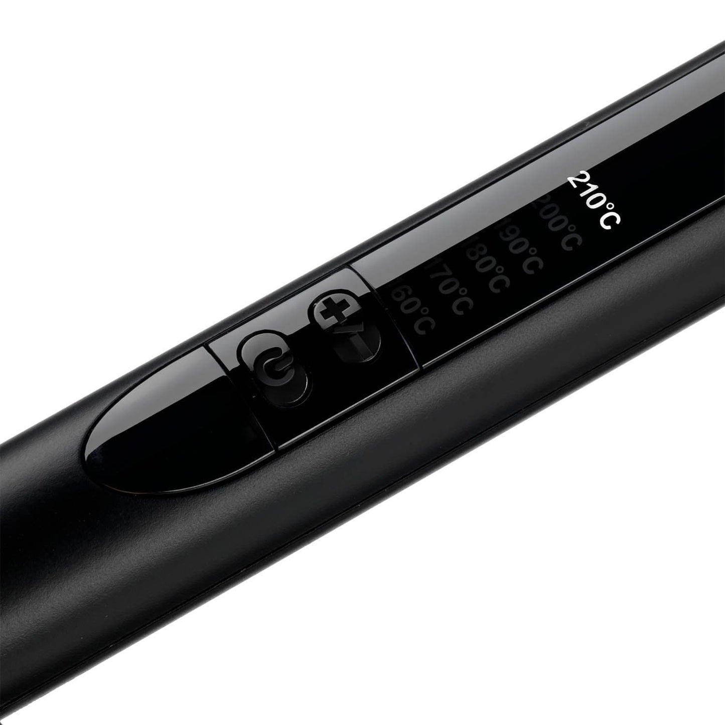 BABYLISS ROSE QUARTZ CONICAL BARREL CURLING IRON  6 TEMP  - C454SDE