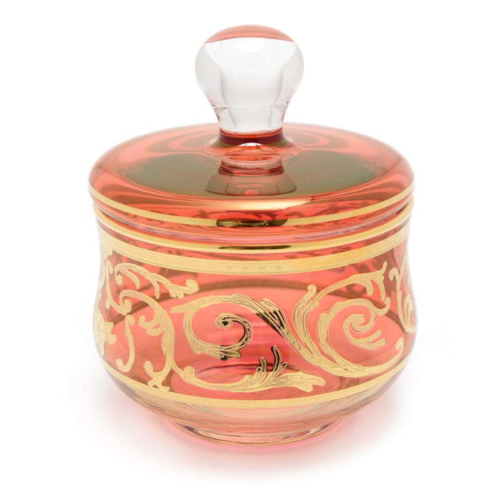 Combi Clarice Sugar Bowl - Red and Amber - G597Z-RED&AM/NR3 - Jashanmal Home