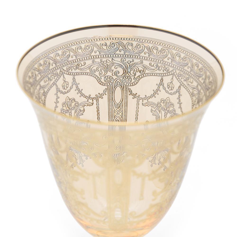 Combi Annette Goblet Set - Amber, 260 ml, Large, 6 Piece - G789/1Z-AM/96 - Jashanmal Home