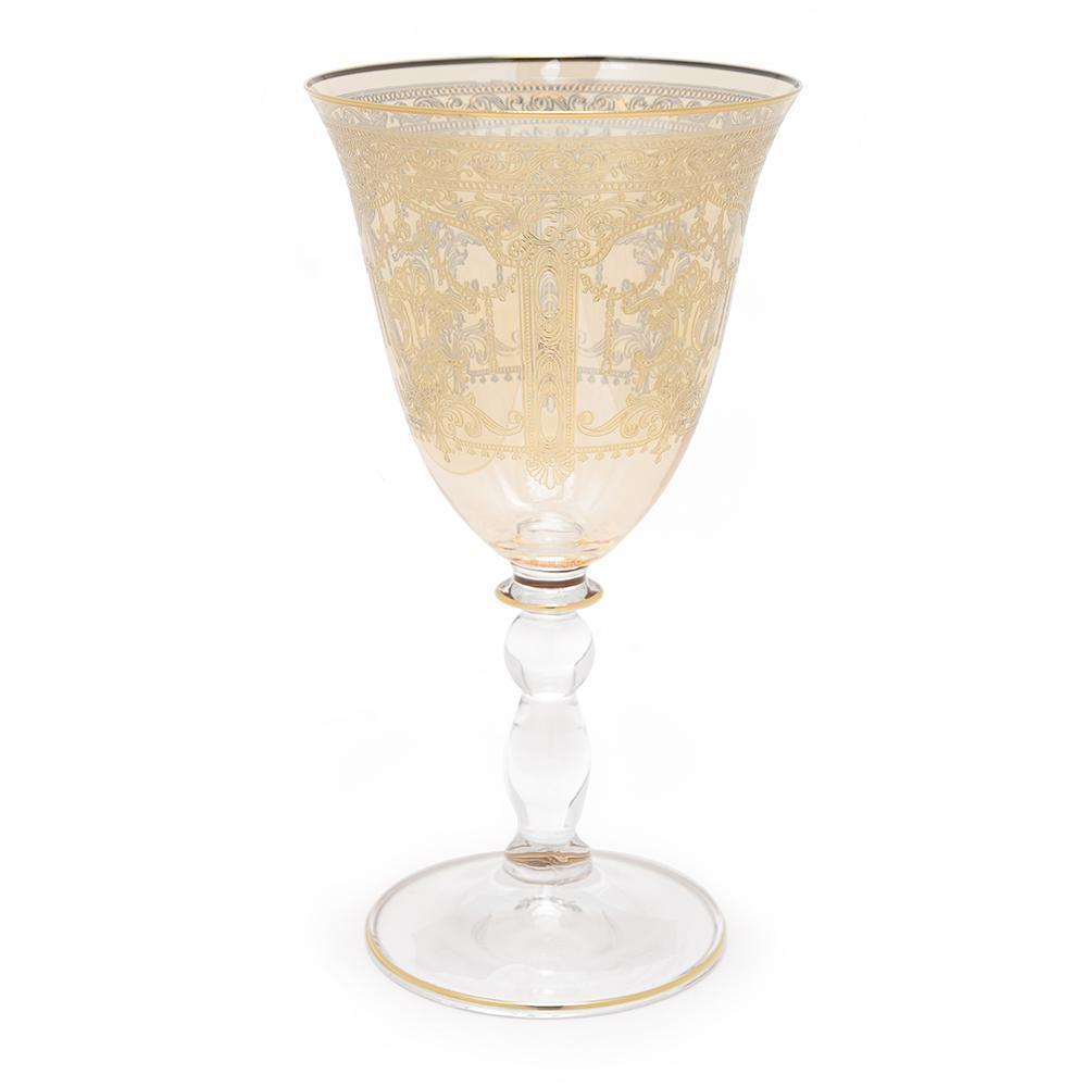 Combi Annette Goblet Set - Amber, 190 ml, Small, 6 Piece - G789/1Z-AM/97 - Jashanmal Home