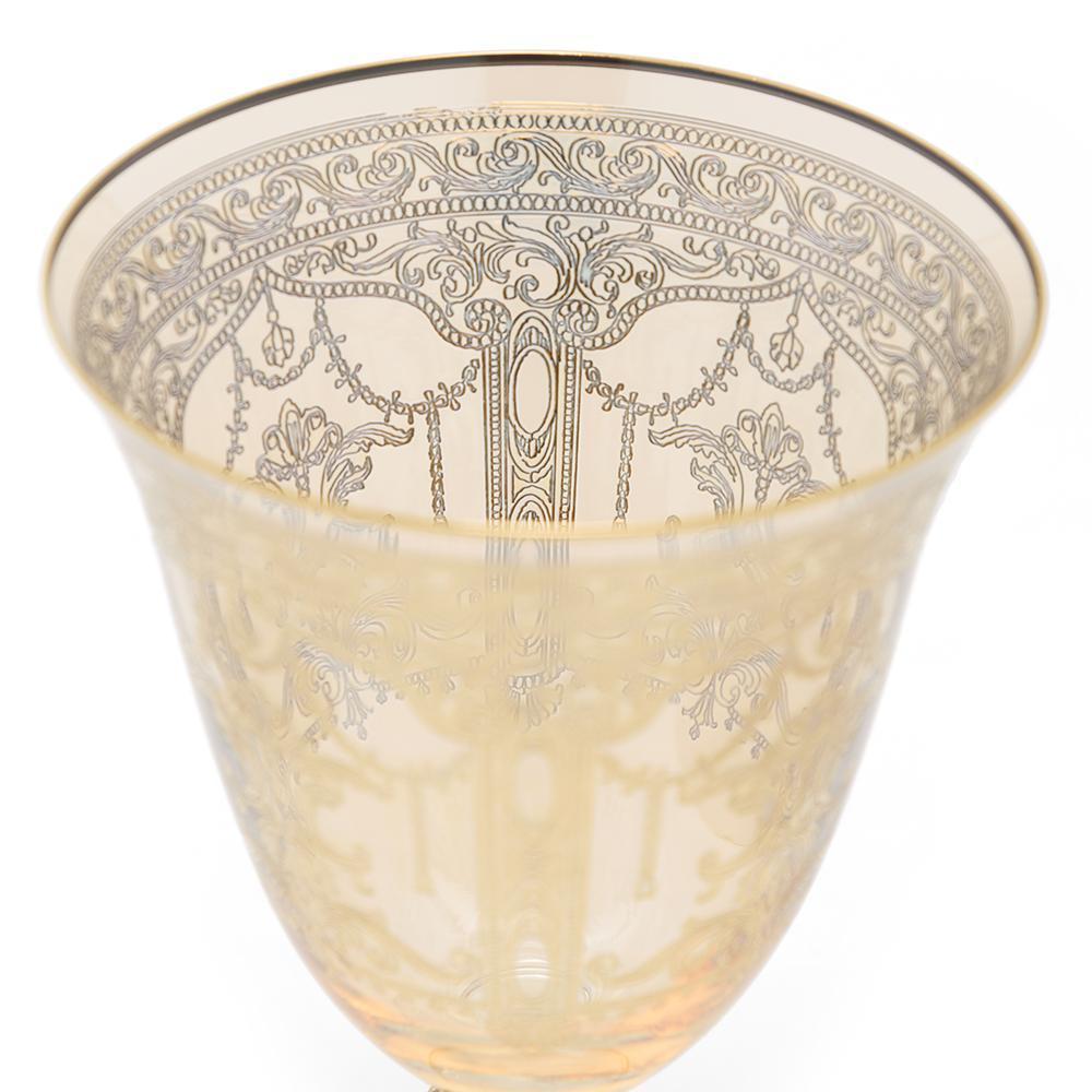 Combi Annette Goblet Set - Amber, 190 ml, Small, 6 Piece - G789/1Z-AM/97 - Jashanmal Home