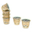 Combi Geneva Mocca Cup Set - Green and Amber, 6 Piece - G694Z-AMGRN/48