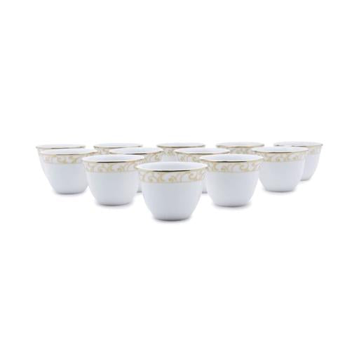 DANKOTUWA PORCELAIN GOLD MIX CAWA CUPS 12PC