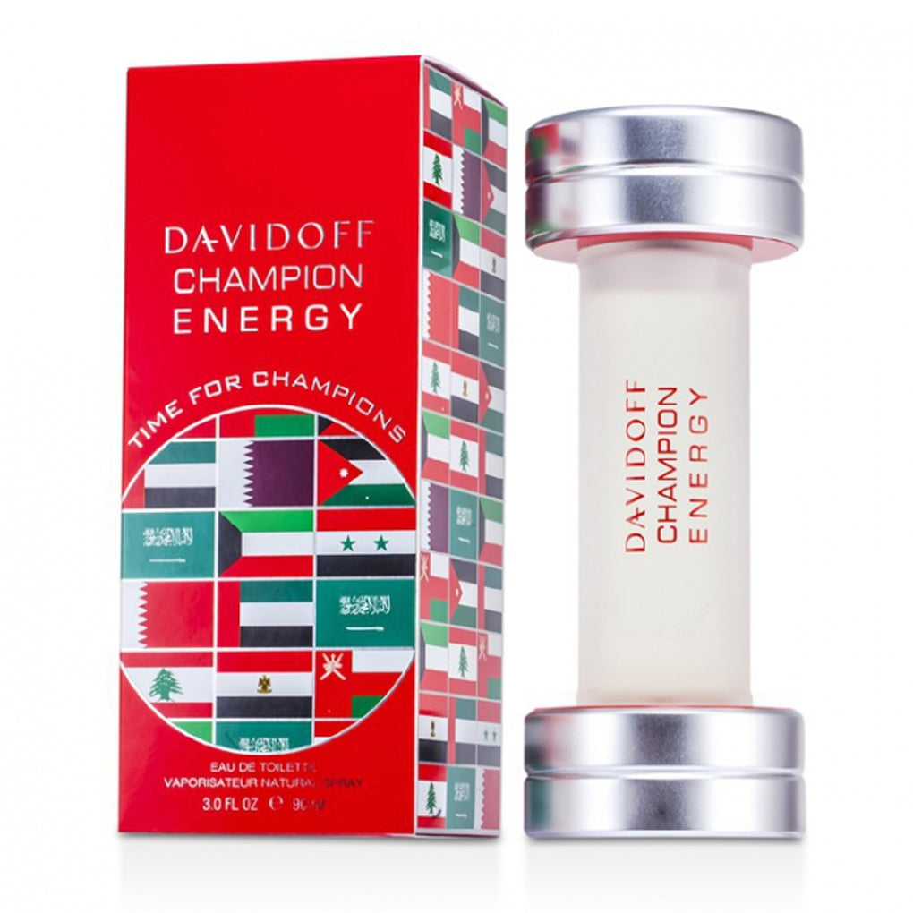 DAVIDOFF CHAMPION ENERGY FOR MEN (INTERNATIONAL EDITION)
EAU DE TOILETTE 90ML NATURAL SPRAY