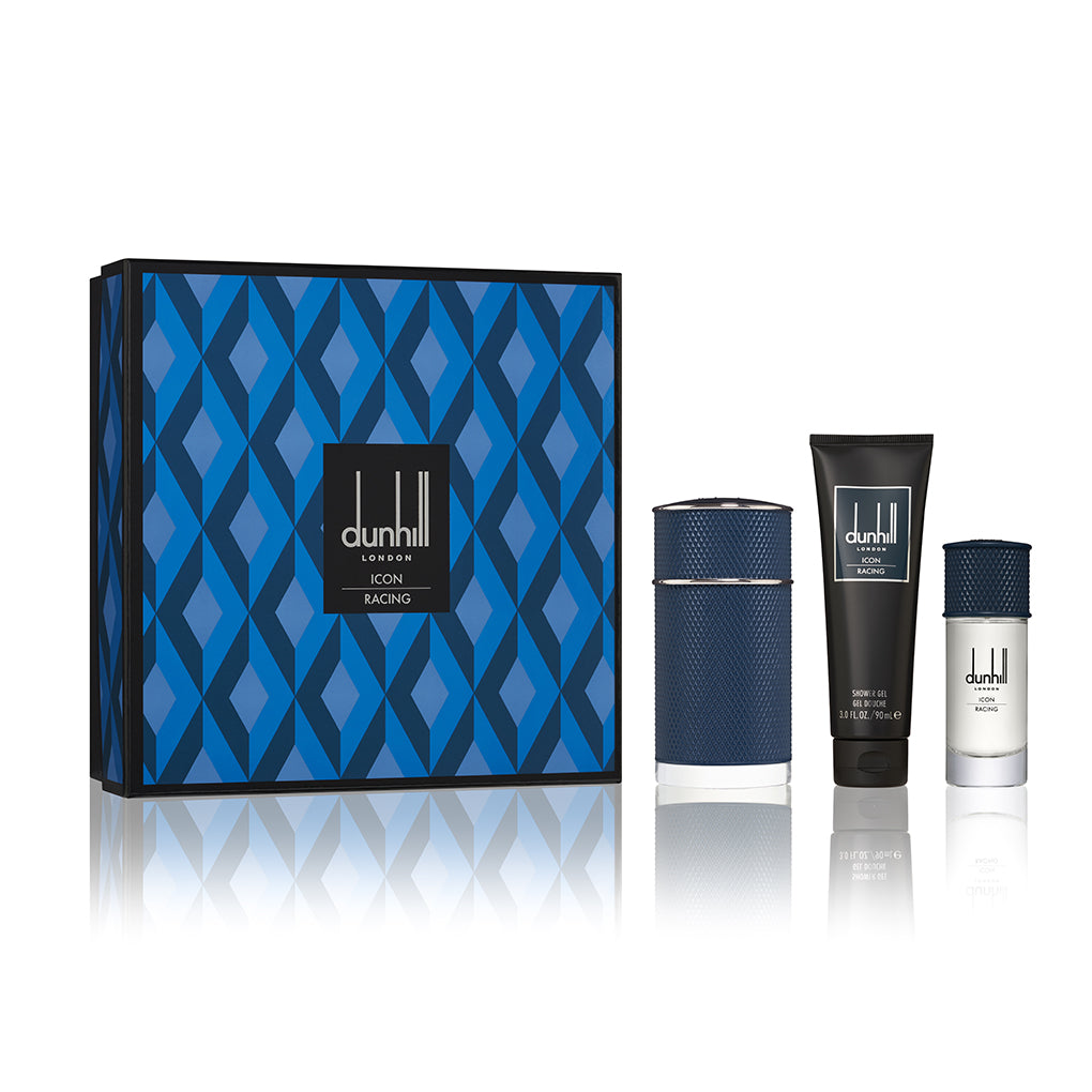 DUNHILL ICON RACING BLUE-FOR MEN
2020 HOLIDAY GIFTSETS 100ml EAU DE PARFUM+90ml SHOWER GEL+30ml TRAVEL SPRAY