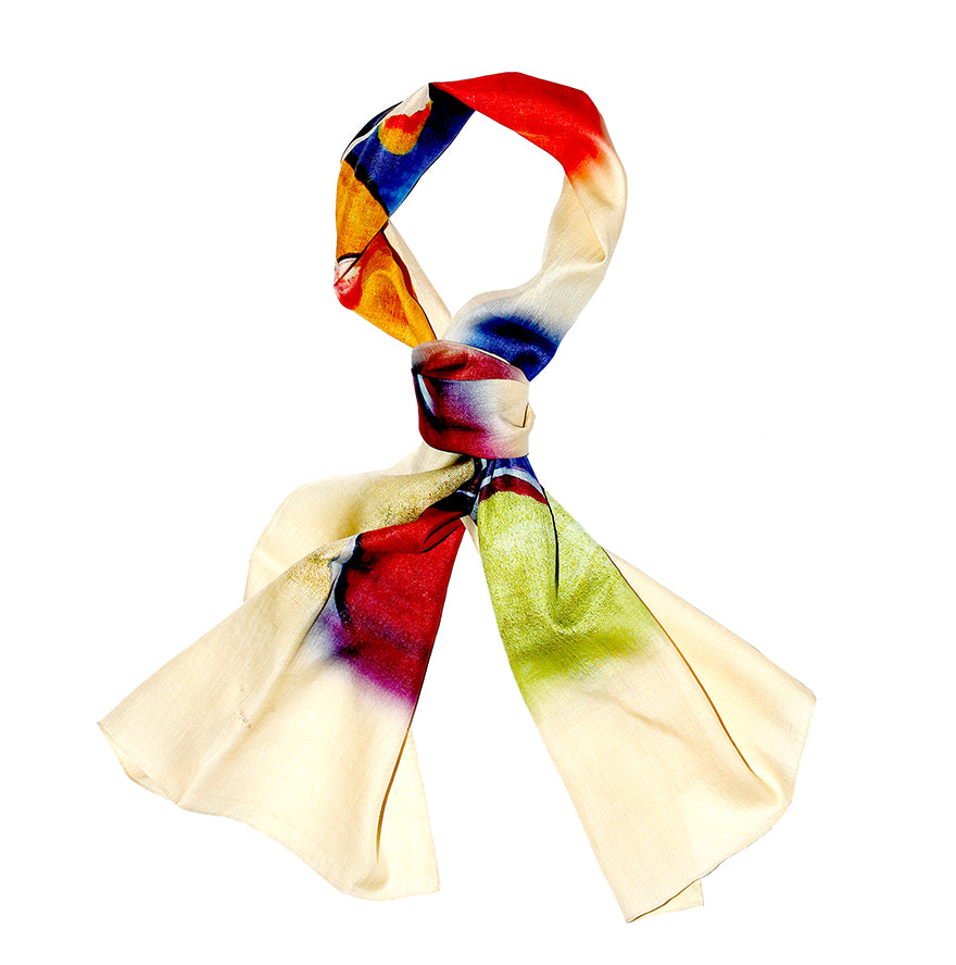 Ella Khadi Silk Out of The Shadows Scarf - EISS19SCV093