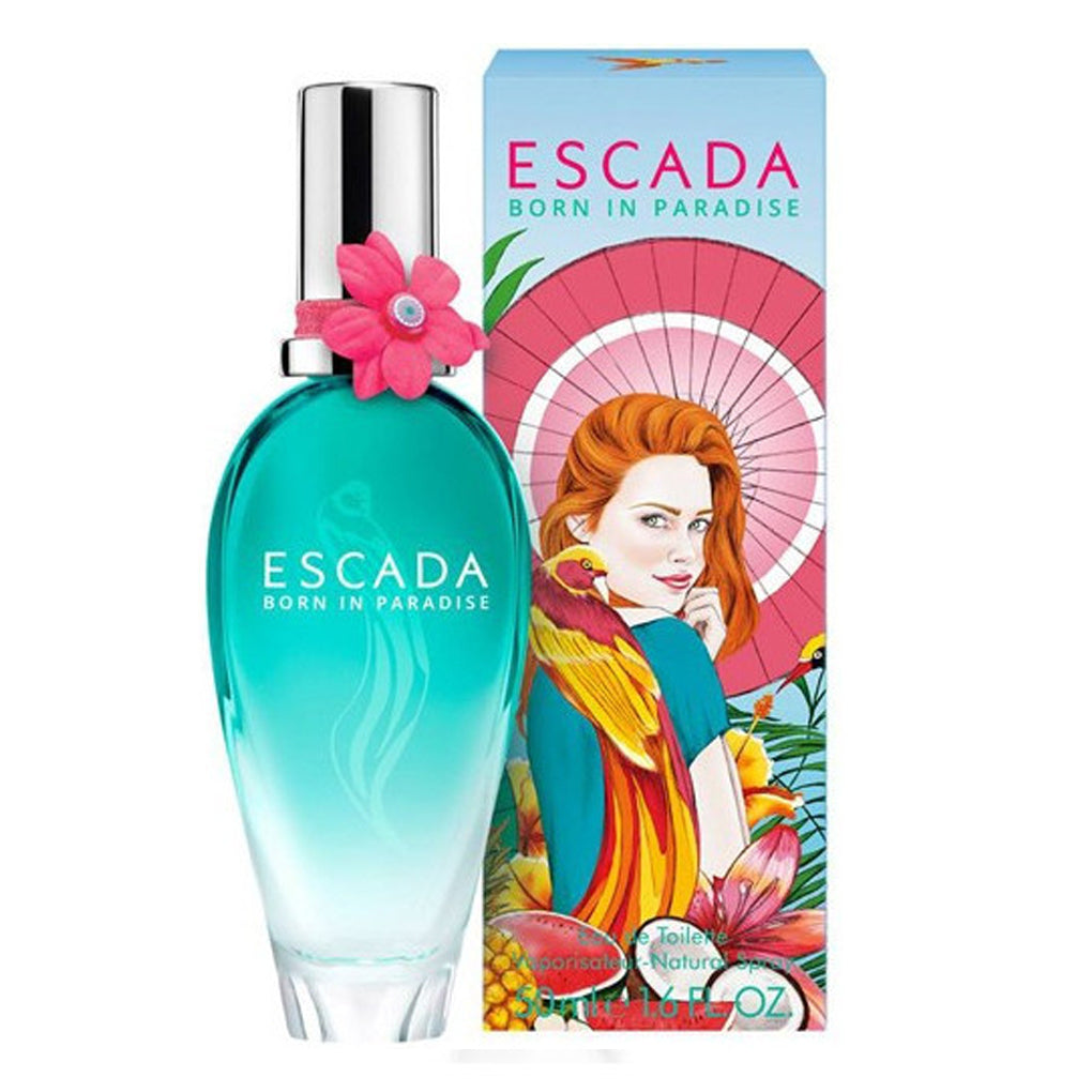 ESCADA BORN IN PARADISE LIMITED EDITION FOR WOMEN EAU DE TOILETTE 50ml NATURAL SPRAY