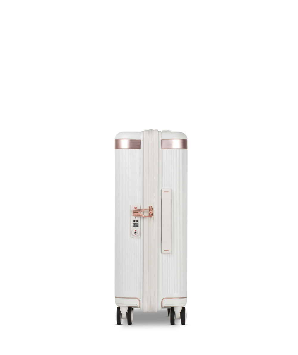 Echolac Dynasty Spinner 20in Ivory White Trolley Bag