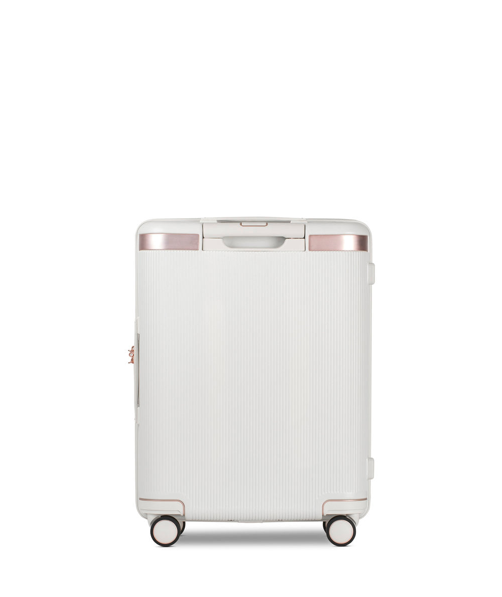 Echolac Dynasty Spinner 20in Ivory White Trolley Bag