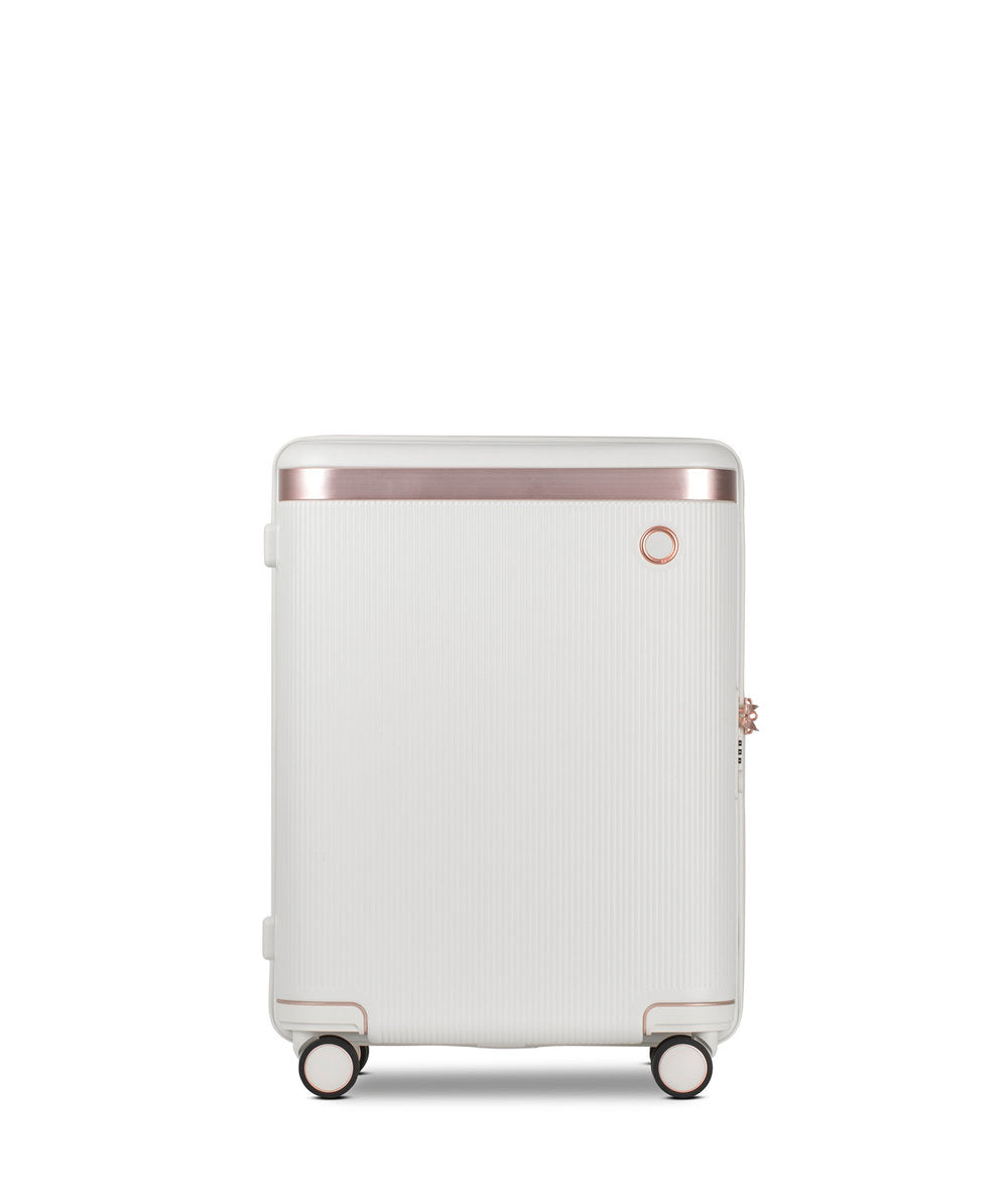 Echolac Dynasty Spinner 20in Ivory White Trolley Bag