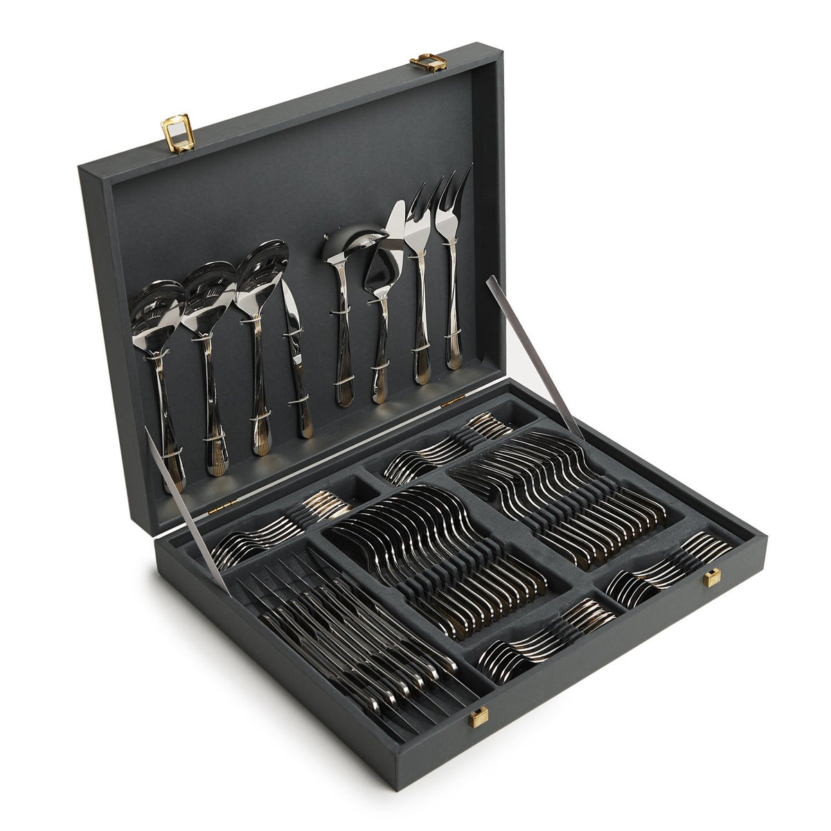 EAVAN ONE SIDE GOLDPLATED 68PC CUTLERY SET - GL225/GPBX - GL225/GPBX