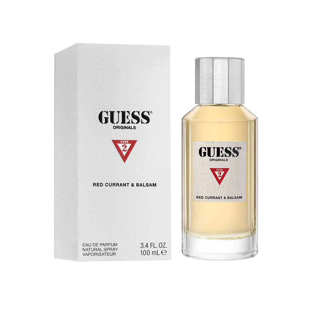 GUESS ORIGINALS TYPE 2 RED CURRANT AND BALSAM EAU DE TOILETTE 100ml NATURAL SPRAY