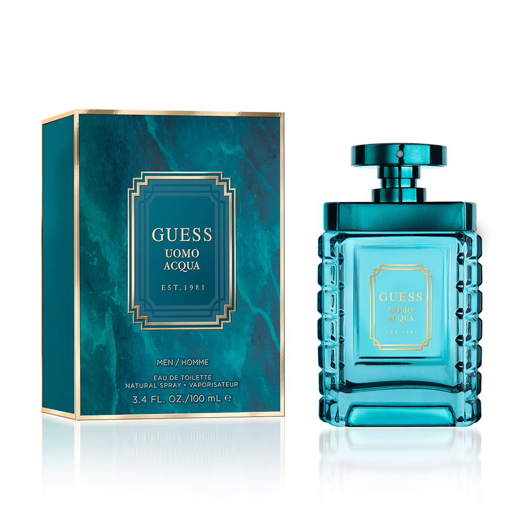 GUESS OUMO AQUA EAU DE TOILETTE FOR MEN 100ml NATURAL SPRAY
