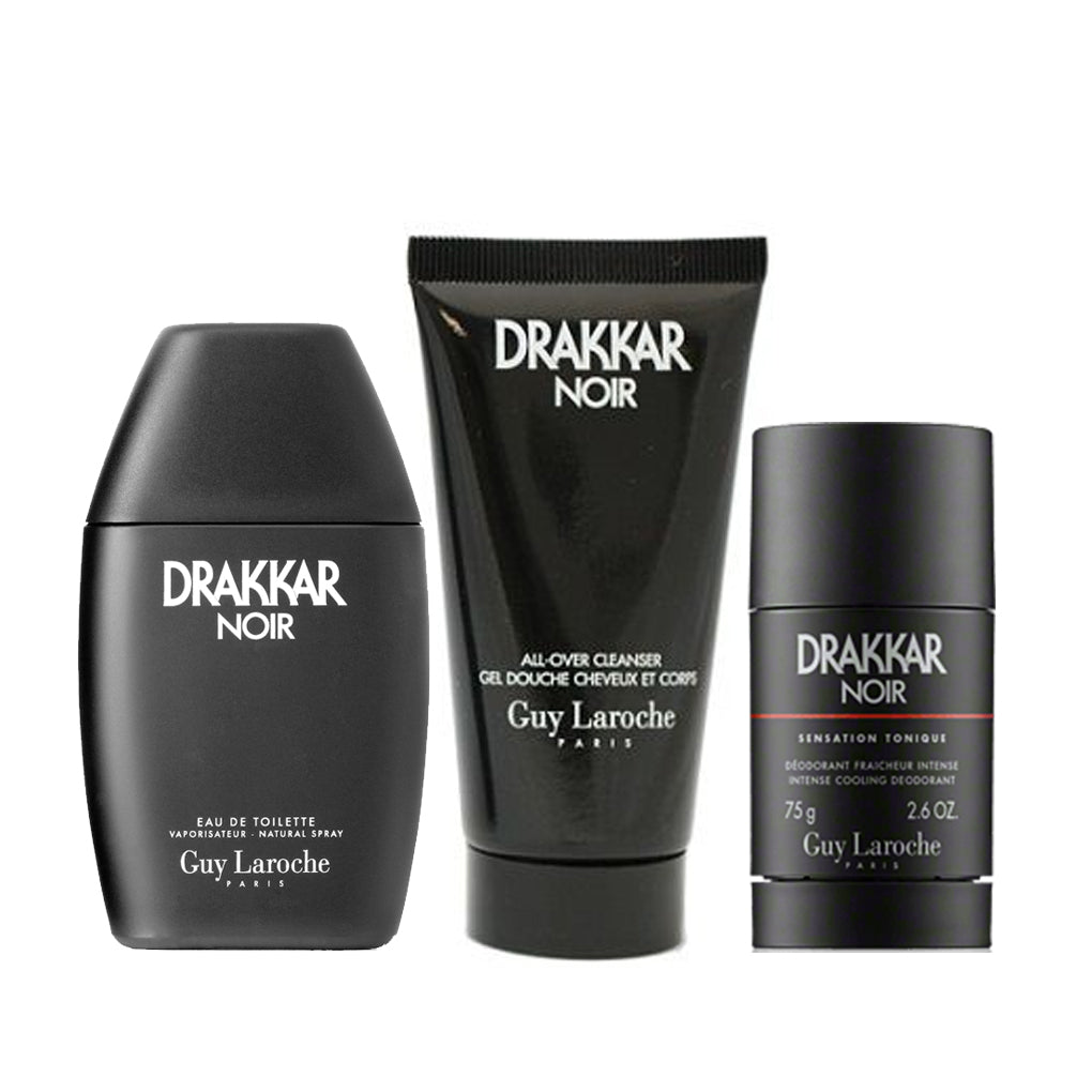 GUY LAROCHE-DRAKKAR NOIR FOR MEN
G-set (EDT 100ml + Deo Stick 75g + SG 50ml)
