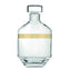 AVENUE LIQUEUR BOTTLE LT. 0.9 CLEAR GOLD DECORATION