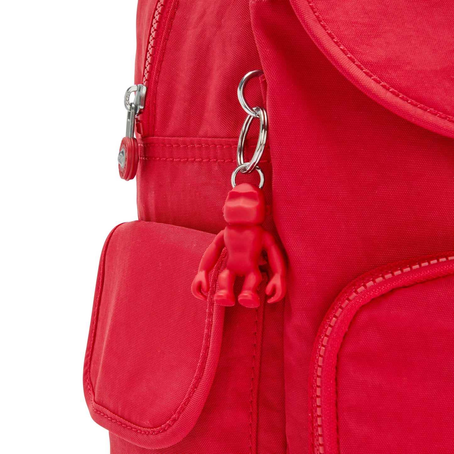 Kipling-City Pack-Medium Backpack-Red Rouge-12147-Z33