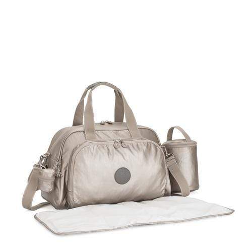Kipling-Camama-Large babybag (with changing mat)-Metallic Glow B-13556-48J