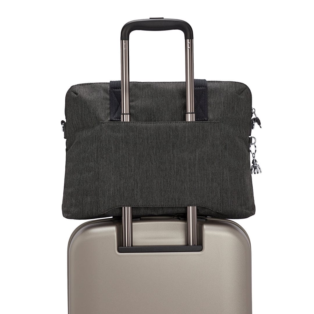 KIPLING-ELSIL-Working Bag (With Removable Shoulderstrap)-Black Peppery-I3620-78S