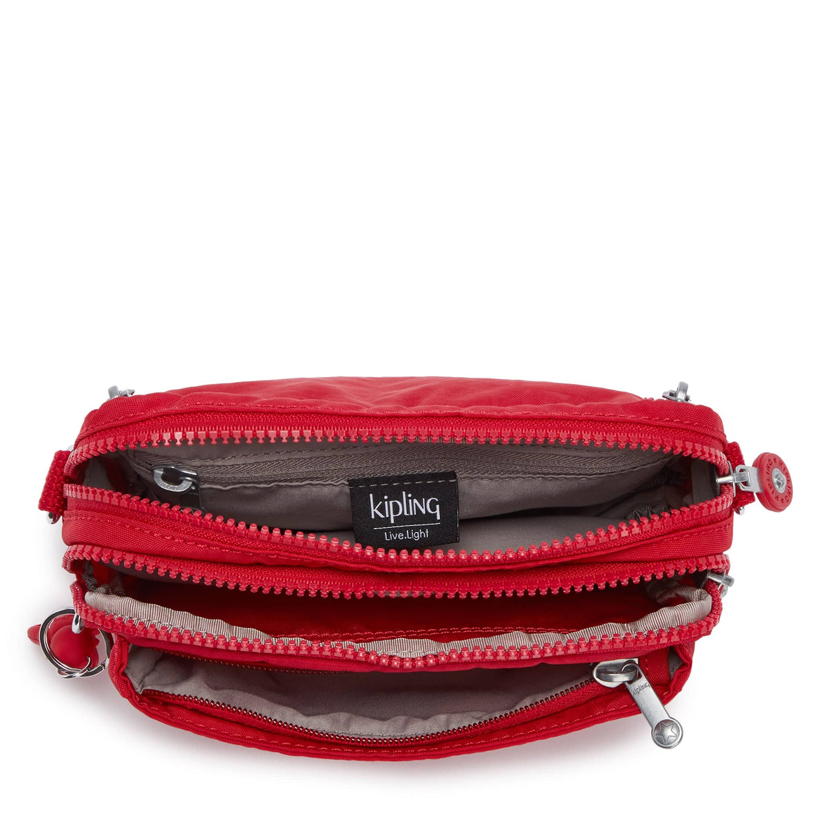 Kipling-Abanu Multi-Small Crossbody Convertible To Waistbag (With Removable Straps)-Red Rouge-I3795-Z33